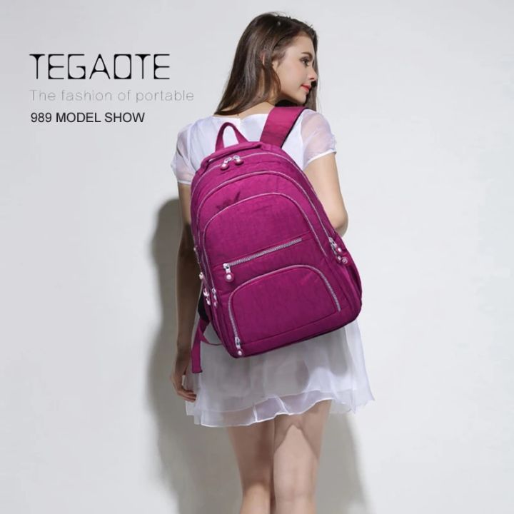 TEGAOTE%20Mochila%20Feminina%20Nylon%20School%20Bags%20for%20Girls%202023%20Nylon%20Waterproof%20Travel%20Back%20Packs%20Bag%20Women%20Laptop%20Bagpack%20-%20Image%205