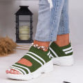 Women Sneakers Summer Casual Shoes Breathable Mesh Women Vulcanize Shoes Open Toe Comfortable Walking Shoes Size 35-43. 