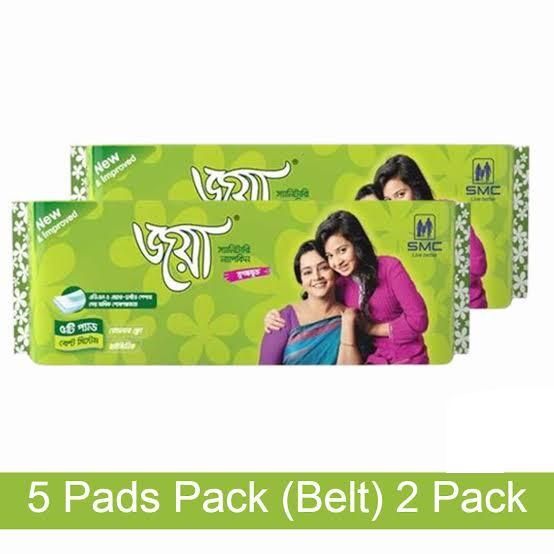 Joya%20Sanitary%20Napkin%20-%20Belt%20System%20-%205%20Pads%20Pack%20-%20Combo%202%20Pack%20-%2010%20Pcs%20-%20Image%202
