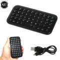 Mini Bluetooth 3.0 Keyboard Rechargeable Slim Travel Size Wireless Keypad Small Portable 49 Keys Keyboard for Tablets Smartphone. 