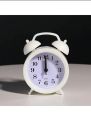 Small Metal Alarm Bed/Table Clock - Wall Clock.