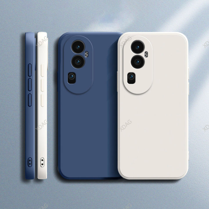 YUXING Cover In Silicone Liquido Per Oppo Reno 10 Pro 5G / Reno 10 5G – Design Floreale Bianco, Sottile, Antiurto, Antiscivolo, Protezione Totale
