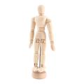 1 Pc 5.5/8/12 Inch Sketch Wooden Man Model Artist Movable Limbs Doll Wood Carving Man Wooden Toy Art Draw Action Figure Mannequin. 