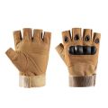 Men's Tactical Hard Knuckle Half Finger Gloves, Combat Hunting Shooting Paintball Duty Fingerless Gloves.