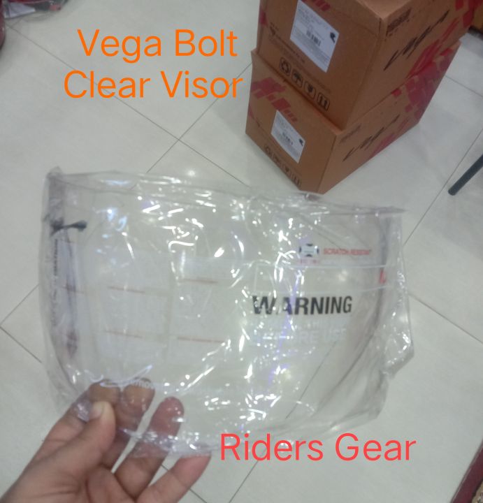 Bolt And Bunny Clear Visor Original, Bolt Helmet Glass, Original Bolt Glass