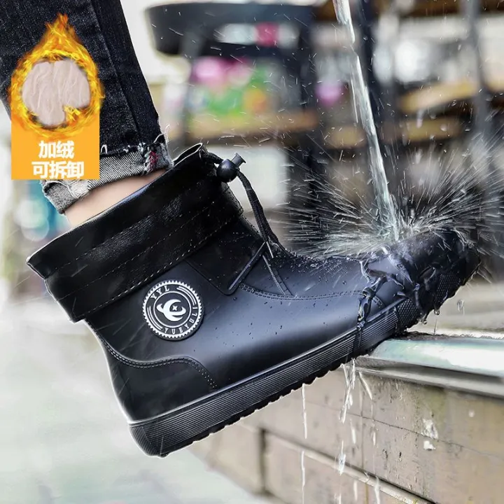 Rain%20Boots%20Men's%20Winter%20Construction%20Site%20Labor%20Protection%20Rain%20Boots%20Waterproof%20Non-Slip%20Wear-Resistant%20Rainy%20Day%20Fishing%20Work%20Water%20Shoes%20Thick%20Sole%20Fleece-Lined%20-%20Image%209