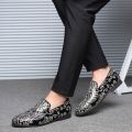 Men Casual Fashion Glitter Shoe Slip-on Shoes Loafers. 