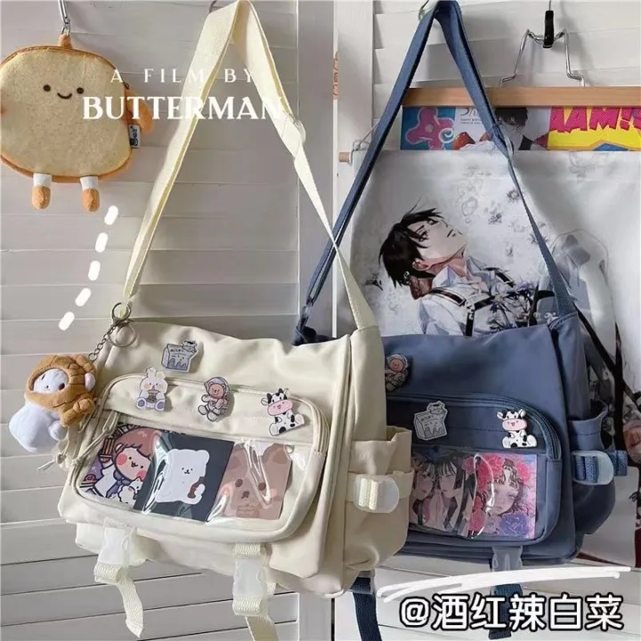 Japanese%20Kawaii%20Crossbody%20Bags%20For%20Women%20Transparent%20Pocket%20itabag%20Student%20Shoulder%20Bag%20Handbags%20Book%20Bag%20JK%20Ita%20Bag%20Girls%20Bolsa%20-%20Image%203