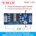 BMS 1S 12A 16A 24A 3.7V LiFePO4 Lithium Battery Protection Board 18650 4.2V Charging Voltage/Short Circuit/Overcharge Prevention.