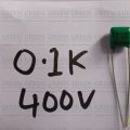 10Pcs- Metallized 0.1K 104 400V Polypropylene Capacitor Mylar 100nF Polyester Film Capacitor.