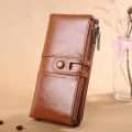Top Quality Women Long Wallets Fashion PU Leather Card Holder Classic Female Coin Purse Zipper Brand Wallet for Women Clutch Bag. 