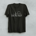 Join My Heart Cotton Printed T-Shirt - T Shirt. 