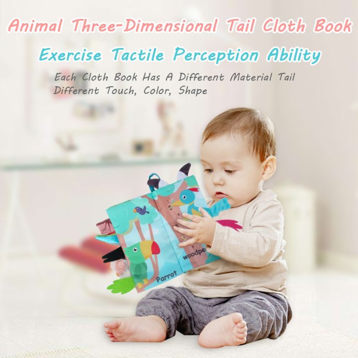 HDY%20Infant%200-3%20Years%20Old%20Early%20Teaching%20Tail%20Cloth%20Book%203D%20Three-Dimensional%20Biting%20and%20Tearing%20Visual%20Training%20Newborn%20Baby%20Cloth%20Books%20Early%20Learning%20Toy%20Toddler%20Soft%20Fiber%20Fabric%20Animal%20Tail%20Books%20Kid%20Educational%20Cartoon%20English%20Book%20Kids%20Clothbook%20-%20Image%204