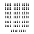 80Pcs CPU Heatsink Mount Pin Plastic Push Screw Cooler Cooling Fan Fastener Mounting Clip for Intel Socket Accessories. 