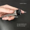 Black Round Plastic Blanking End Cap Tube Pipe Inserts Plug Bung Insert Stopper For Chair Leg Pipe tapon tubo redondo.