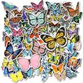 DIY Toy Waterproof For Car Guitar Skateboard Laptop Notebook Stationery Sticker Butterfly Sticke 50pcs rs Stickers Poster Insect Stickers. 