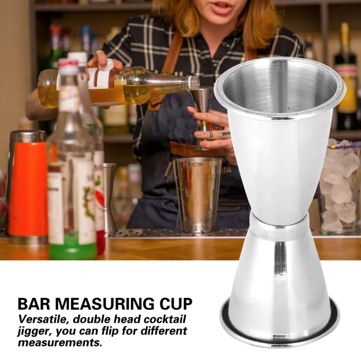 Stainless Steel Cocktail Jigger Double Head Measuring Cup Ounce Alcohol Measuring Cup Bar Shaker Tool