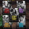 Legacy of Gods (5 book series) by Rina Kent (White Print). 
