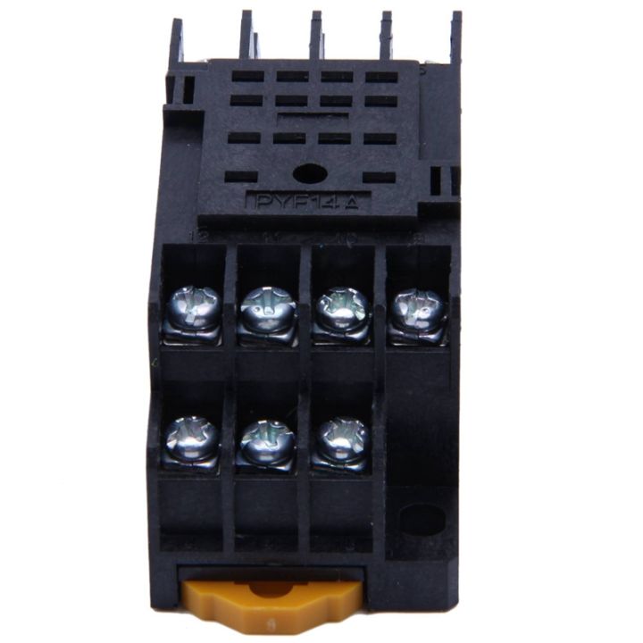 4X%20PYF14A%20DIN%20Rail%20Power%20Relay%20Socket%20Base%2014%20Pin%20for%20MY4NJ%20HH54P%20MY4%20-%20Image%205