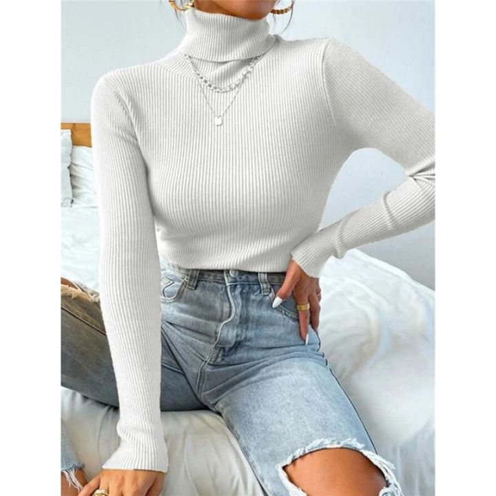 Knit%20Sweater%20Solid%20Turtleneck%20Pullover%20Casual%20Ribbed%20Basic%20Women%20Sweaters%20Slim%20High%20Quality%20Top%20Autumn%20Winter%20Women%20Clothes%20-%20Image%207