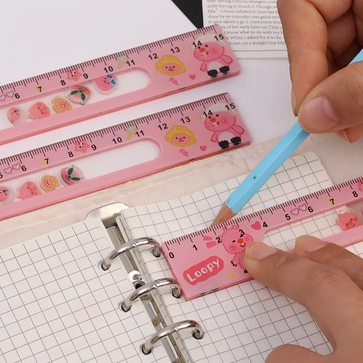 Loopy%2015Cm%20Rulers%20Kawaii%20Students%20Stationery%20Measurement%20Math%20Class%20Trendy%20Cartoon%20Stylish%20Lovely%20Cute%20Kids%20Gift%20Gift%20School%20-%20Image%203