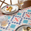American Ethnic Style Table Runner Geometric Stripes Bohemian Vintage Cover TV Cabinet Cotton Linen Bed Banner Strip Tablecloth. 