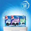 Harpic Flushmatic Citrus In Cistern Toilet Cleaner Blocks (50g X 2pcs) Automatic Cleaning with Every Flush.