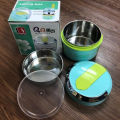 QQ lunch box 1000ml. Multi Color & Print. stainless steel lunch box. 2 Layer Insulated Tiffin Lunch Box 1000ML With Spoon. CD:500..
