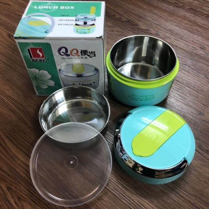 Hotpot Carry Lunch Box 800 Hot Case Lunch Box Tiffin 800 Ml,2 Layer  Insulated Tiffin Lunch Box 800ML With