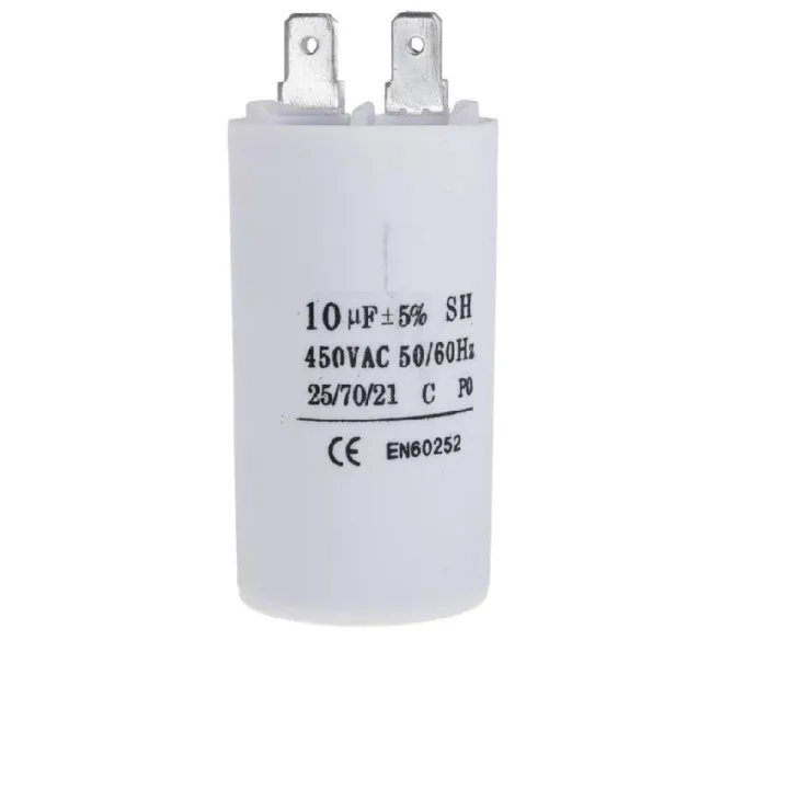 Start Up Capacitor 2Pcs CBB60 Motor Running Capacitor 450VAC Water Pump