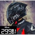 Helmet Sticker - 299 kmH ( Waterproof & Premium quality)/ Alternative Biker Point.