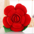 Plush Doll Vivid Three-dimensional Rose Flower Sofa Cushion. 