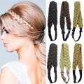 5 Strands Classic Wide Braided Adjustable Hair Band Braided Elastic Hair Band for Women.
