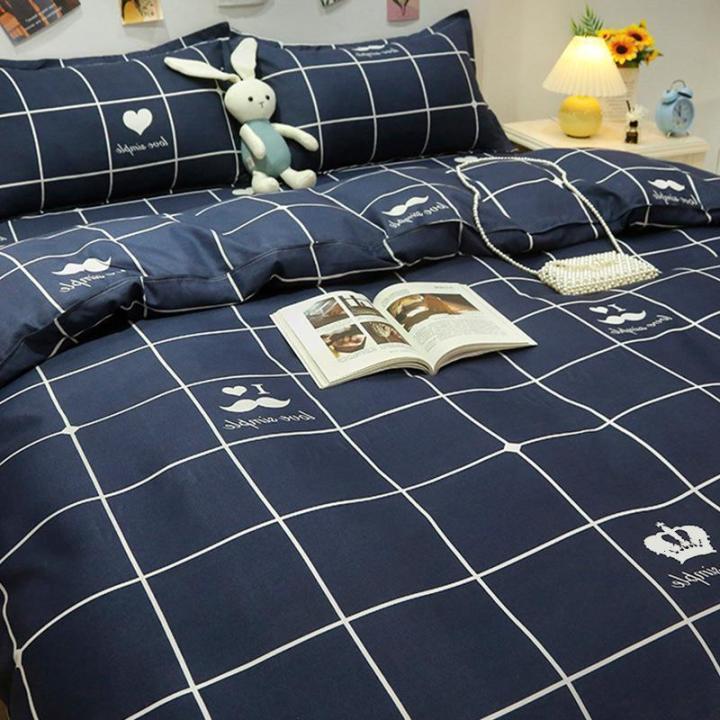 Pure%20washed%20cotton%20bedding%20four-piece%20quilt%20cover%20quilt%20cover%20student%20dormitory%20bed%20sheet%20three-piece%20set%20wholesale%20live%20broadcast%20delivery%20-%20Image%207