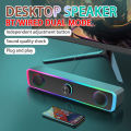 3W*2 Bluetooth Speaker 4D Stereo Surround Speakers Mini Subwoofer Sound Bar For Laptop PC Computer USB DC 5V. 
