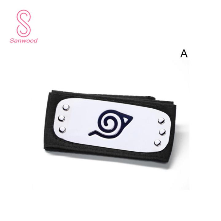 One Pcs Naruto Konoha Logo Forehead Headband Protector Headgear Turban Cosplay Decor
