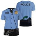 Men's Summer 3D Printed Captain T-Shirt Short Sleeve Clothing Casual Plus Size Cosplay Streetwear Fashion Outdoor Tees Tops.