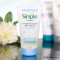 International UK product Simple micellar facial gel wash used for male/ female - 150 ml e. 