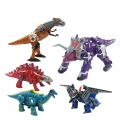 Kids Transforming Toy Robot Dinosaur Fit Tyrannosaurus Rex Shura King Model Boy Gift Educational Toys. 