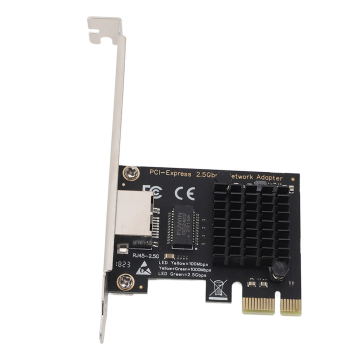 PCIe Network Card RTL8125B 2.5G Gigabit RJ45 Port PCI Express Network Card for Windows 7 8 10 11 for Linux