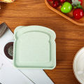 Sandwich Storage Box Silicone Lunch Box Food Storage Case Reusable Microwave Lunch Box Food Storage Container Sandwich Boxes. 