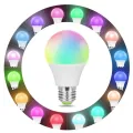 RGBCW WiFi Smart Light Alexa Echo Voice Control LED Bulb,for Google Assiant IFTTT Smart Home Light Timing Bulb Easy to use. 