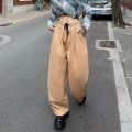 Baggy Pants Women Sporty Casual Vintage Japan Fashion Chic Streetwear BF Unisex Students All-match High Waisted Wide Leg Autumn.