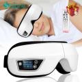 Eye Massager 6D Smart Airbag Vibration Bluetooth Eye Care Instrument Hot Compress Bluetooth Eye Massage Glasses Fatigue Pouch. 