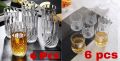 Combo sets, glass set -shorbot + water glass- 6+6 =12 full set.