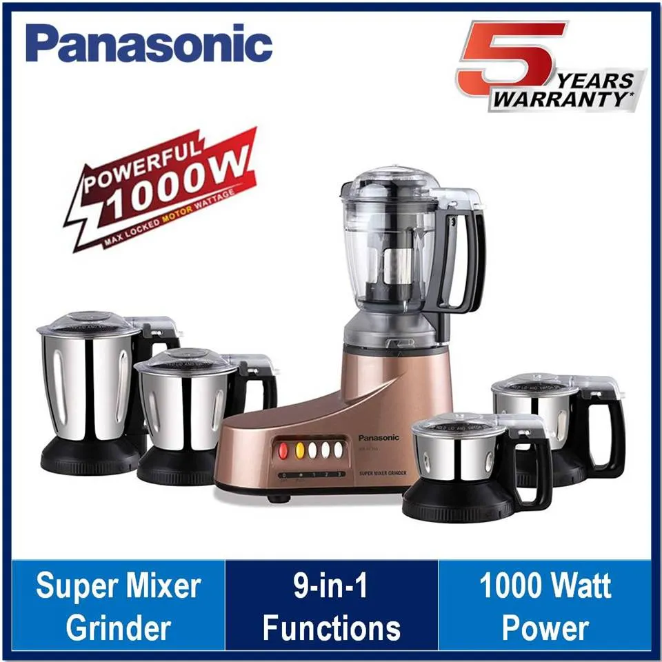 Mx Ac555 Panasonic 1000 Watt Mixer Grinder Buy Panasonic 1000W