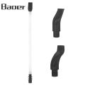 Baoer Melodica Tube With 2 Mouthpieces 59.5cm Long Flexible Pianica Tube Melodica Mouthpiece For 32/37 Keys Melodica. 