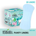 Herbalika Sweet Teen Panty Liners - Dry & Fresh Every Day 160mm - 20 Panty Liners. 