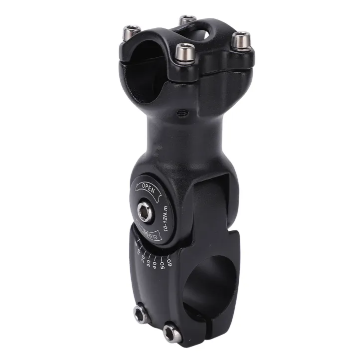 LeBycle Bike Handlebar Stem Riser Alloy Hollow Adjustable 25.4x90mmV ...