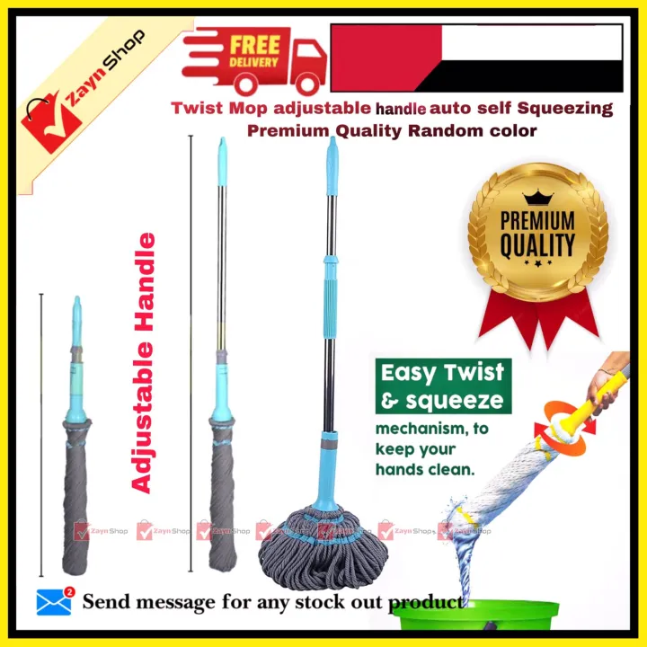 Twist%20Mop%20adjustable%20handle%20auto%20self%20Squeezing%20Premium%20Quality%201%20pcs%20Random%20color%20-%20Image%204